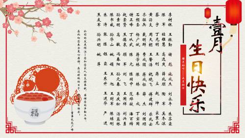 【生日祝?！抗ё?月生日的員工生日快樂！