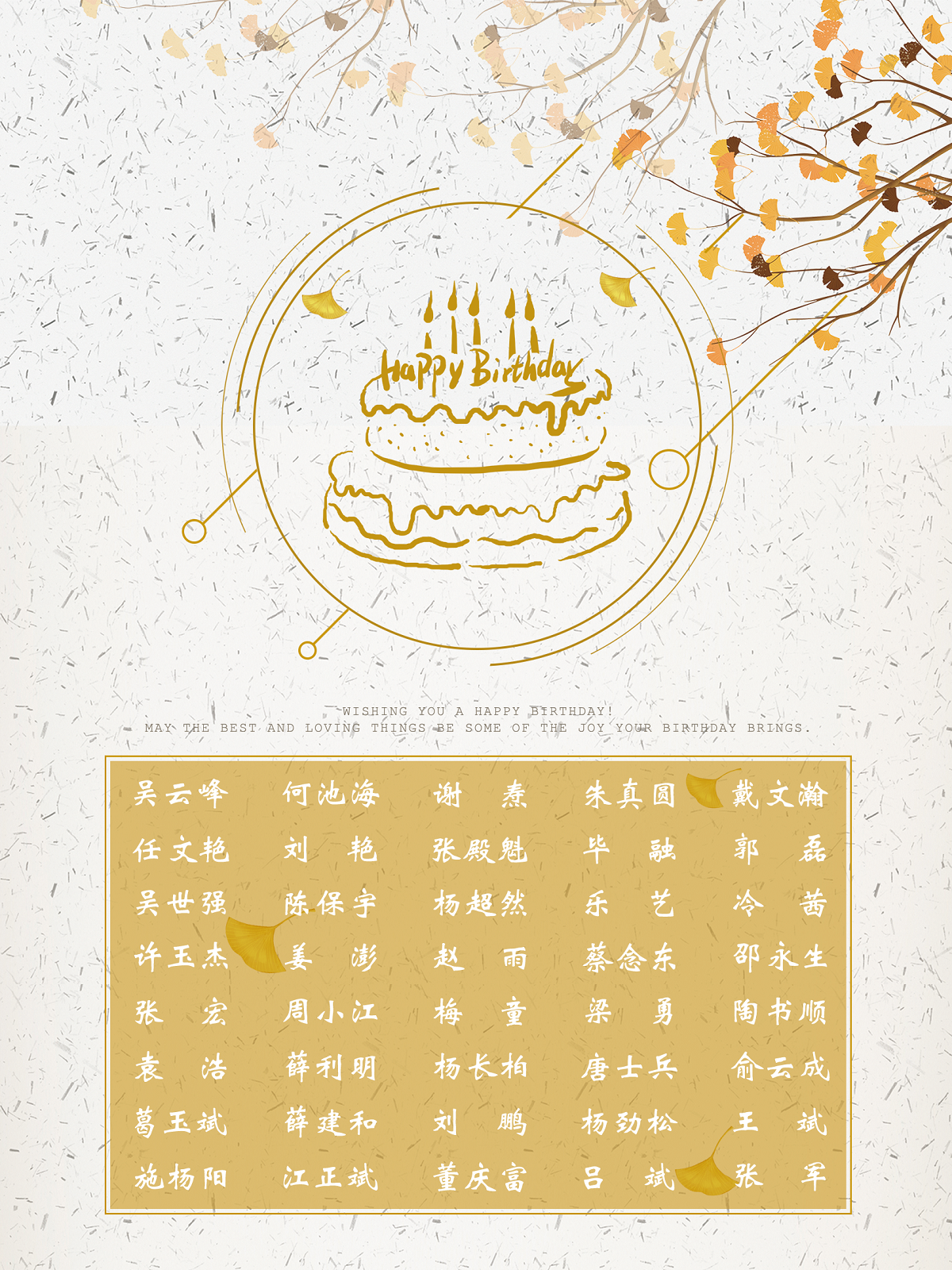 【生日祝福】恭祝9月生日的員工生日快樂！